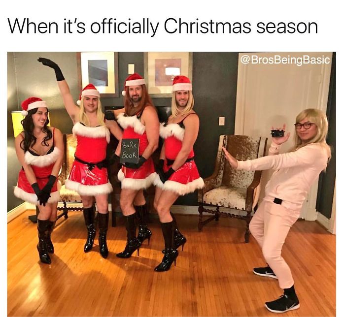 bros being basic - When it's officially Christmas season 8uRn Book