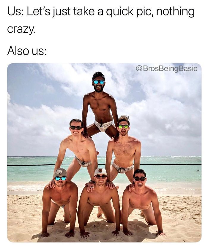 beach instagram pics for guys - Us Let's just take a quick pic, nothing crazy. Also us