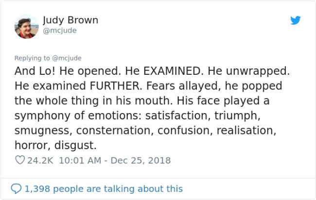 gay people choose to be gay - Judy Brown And Lo! He opened. He Examined. He unwrapped. He examined Further. Fears allayed, he popped the whole thing in his mouth. His face played a symphony of emotions satisfaction, triumph, smugness, consternation, confu