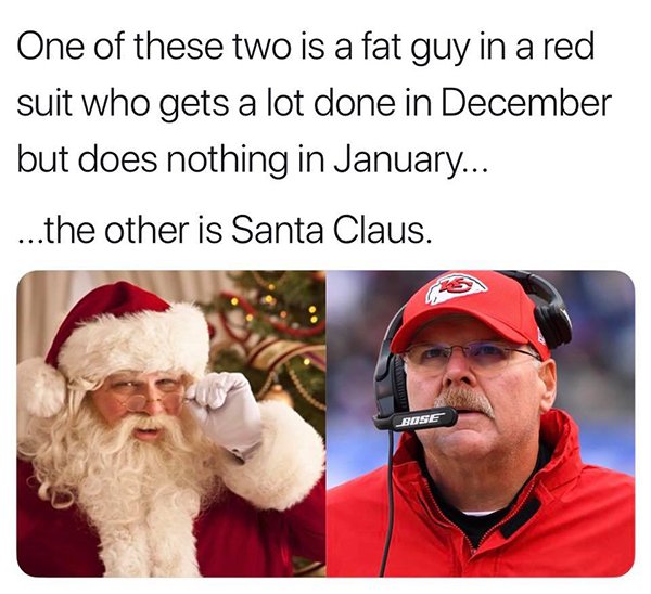 santa claus - One of these two is a fat guy in a red suit who gets a lot done in December but does nothing in January... ...the other is Santa Claus. Bose