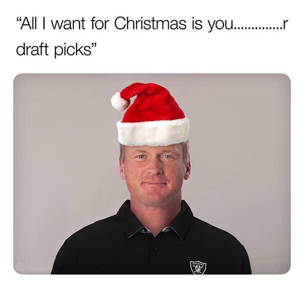 cap - All I want for Christmas is you......... draft picks"
