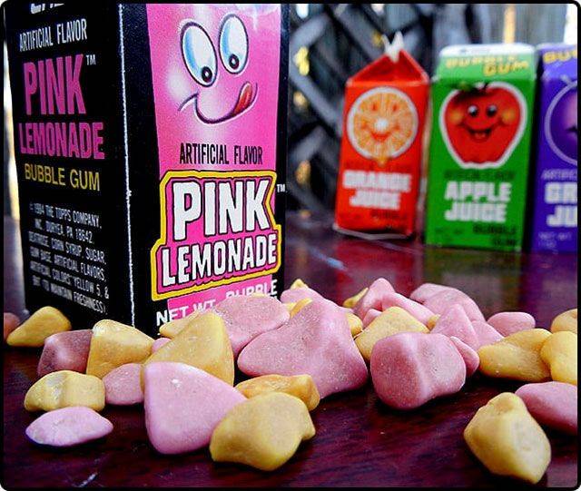 nostalgia topps juice bubble gum - Adical Flavor Lemonade Artificial Flavor Bubble Gum Abo 35. Suas Lemonade Sister Oldrie