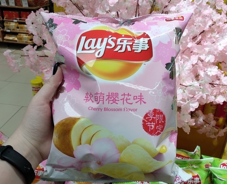 lays asia - laysia Cherry Blossom Flavor