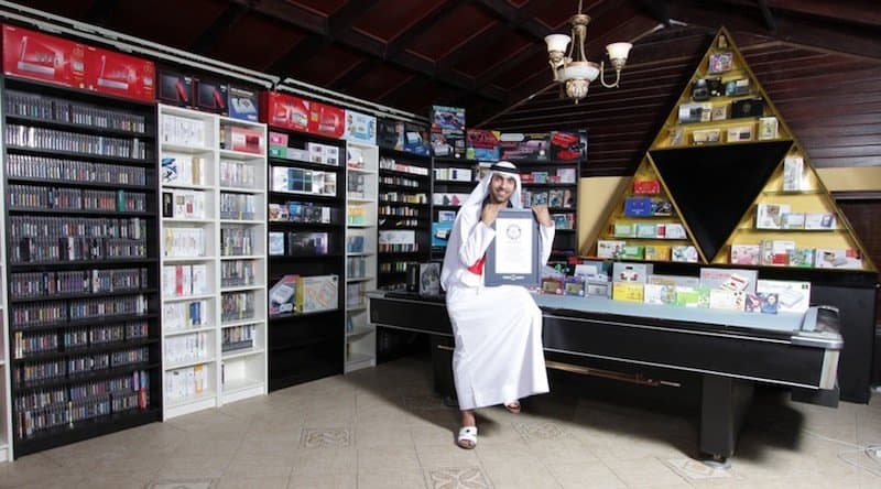 Largest Nintendo Collection

This one exudes nostalgia. In the UAE, Ahmed Bin Fahad’s collection of Nintendo Entertainment System paraphernalia boasts a list 2,020 items.