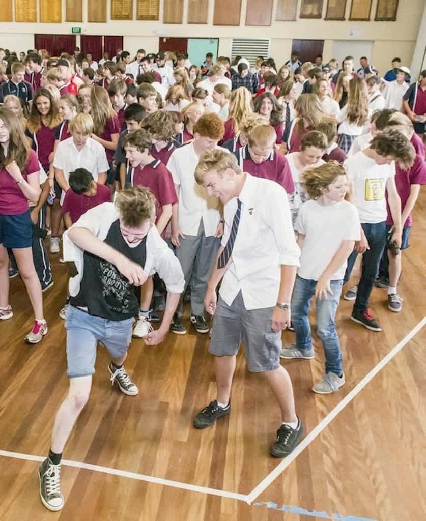 Most People “Head Banging” at One Time

At Armidale High School in Australia, 320 students rocked out to AC/DC’s “It’s a Long Way to the Top”. We have to give these kids respect for choosing a classic rock song; it wouldn’t have been as a cool a record had they chosen a song by Justin Bieber or Britney Spears.