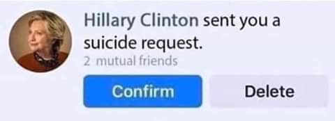 coupon mom - Hillary Clinton sent you a suicide request. 2 mutual friends Confirm Delete