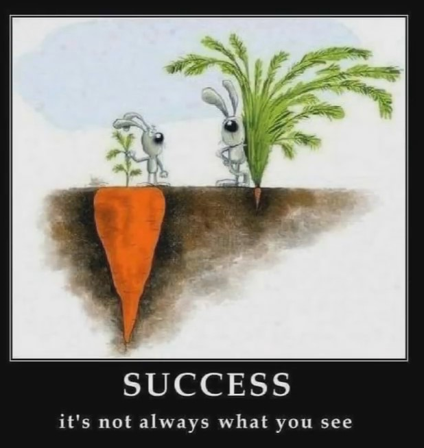 success it's not always what you see - Success it's not always what you see