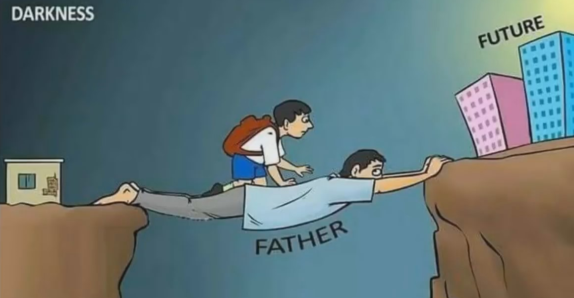 modern life father sacrifice - Darkness Future Father