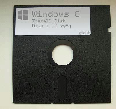 floppy disk - Windows 8 Install Disk Disk 1 of b