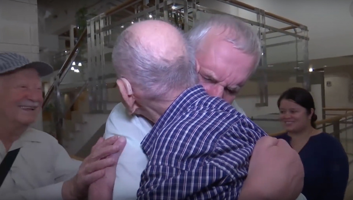 “A 102-year-old Holocaust survivor meets his nephew for the first time after thinking that all of his family perished during World War II.”