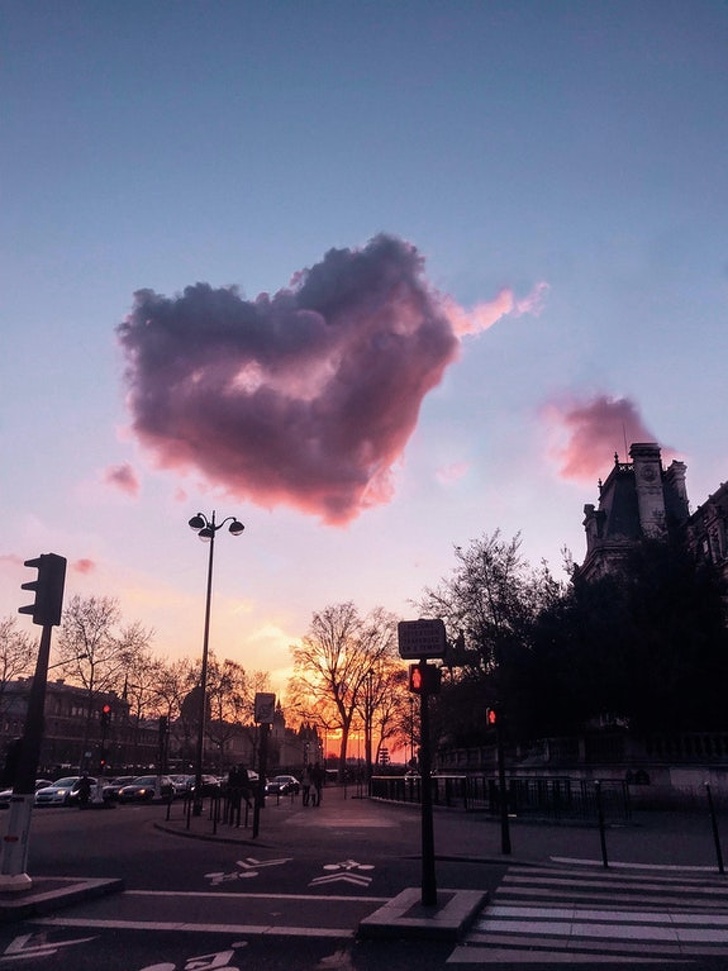 Love in the sky.