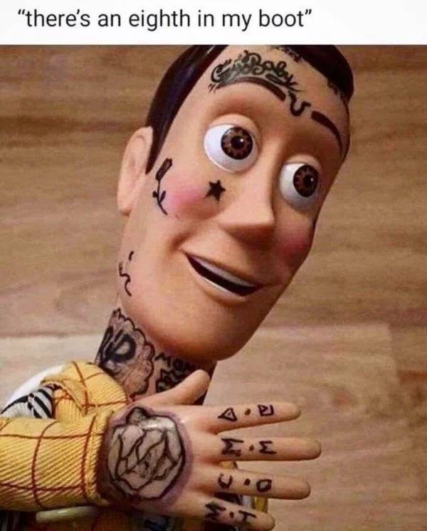 lil woody - "there's an eighth in my boot"
