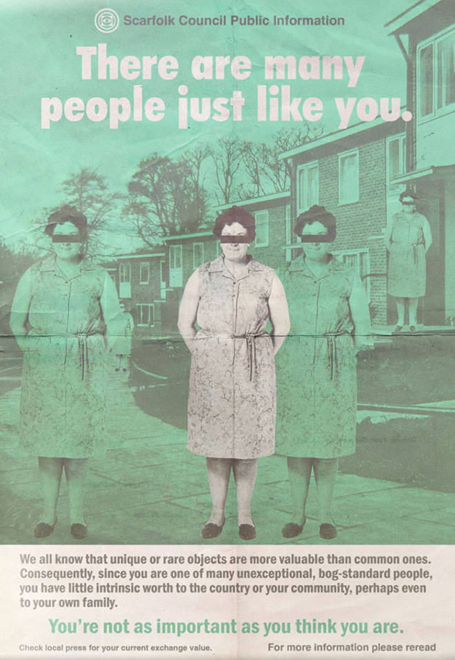 scarfolk council - Scarfolk Council Public Information There are many people just you. We all know that unique or rare objects are more valuable than common ones. Consequently, since you are one of many unexceptional, bogstandard people, you have little i