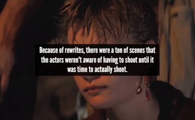 smile - Because of rewrites, there were a ton of scenes that the actors weren't aware of having to shoot until it was time to actually shoot.