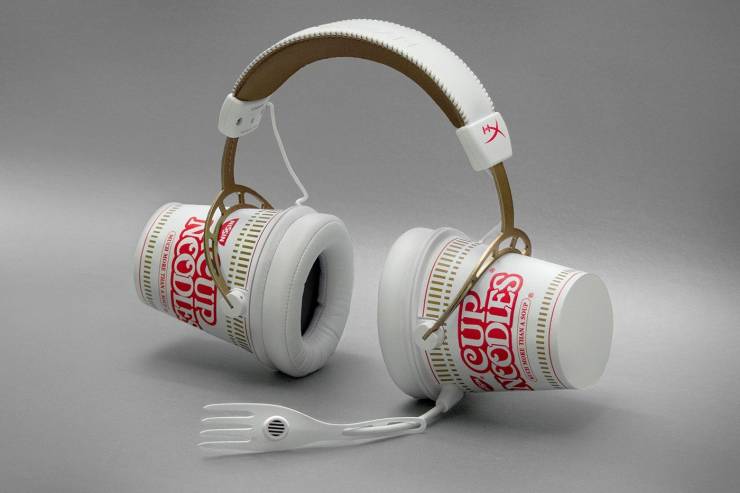 cup noodle headphones