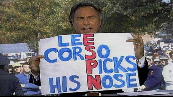funny best gameday signs - 3 Corso Picksus His Nose