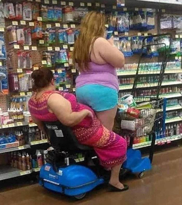 cool pic weird people at walmart