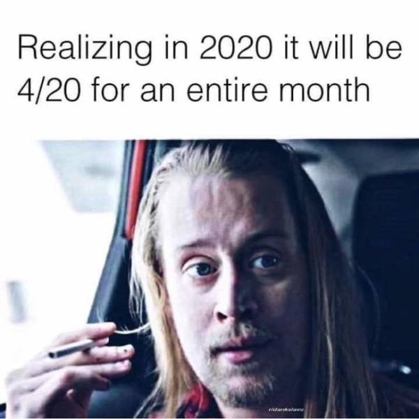 420 Memes - realizing in 2020 it will be 420 - Realizing in 2020 it will be 420 for an entire month www