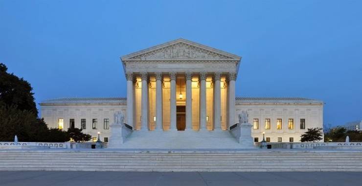 The Supreme Court has a basketball court within it and it is nicknamed: “the highest court in the land.”
