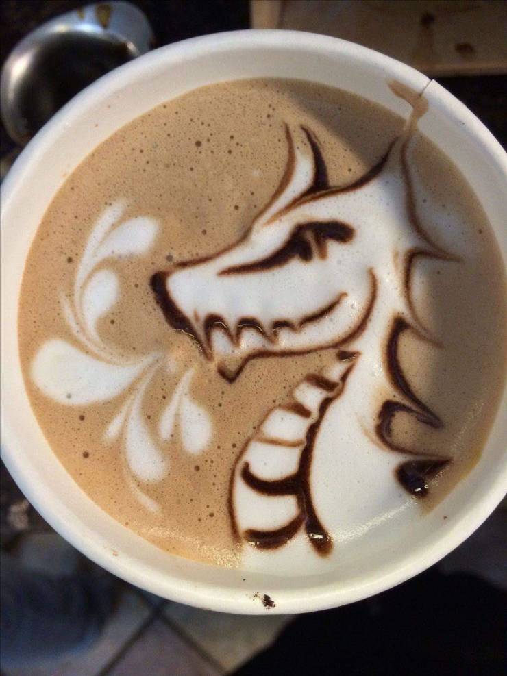 game of thrones latte art