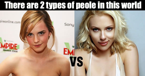 sex scarlett johansson - There are 2 types of peole in this world Sony Mpire Em Vs