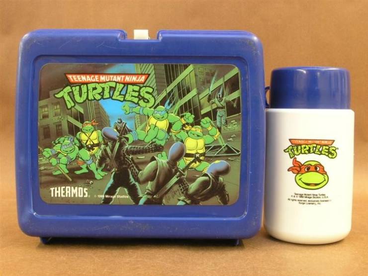“Lunch tasted better when it came out of my Ninja Turtles lunchbox.”