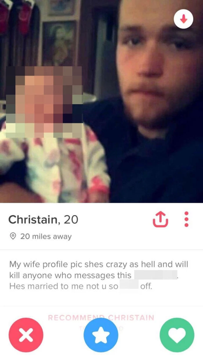 wizard tinder - Christain, 20 20 miles away My wife profile pic shes crazy as hell and will kill anyone who messages this Hes married to me not u so off. Recommenn Christain