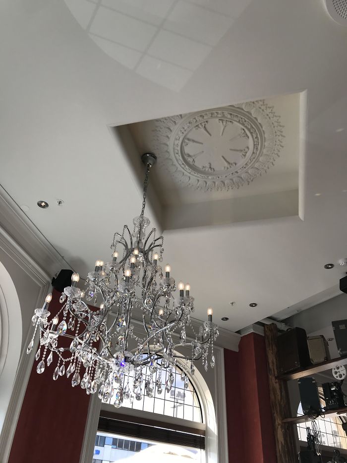 ocd mildlyinfuriating chandelier -