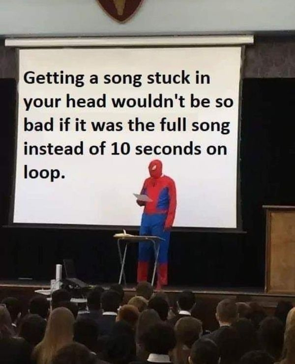 endgame don t spoil - Getting a song stuck in your head wouldn't be so bad if it was the full song instead of 10 seconds on loop.