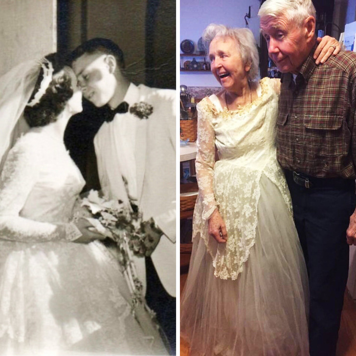 change over time grandma wedding