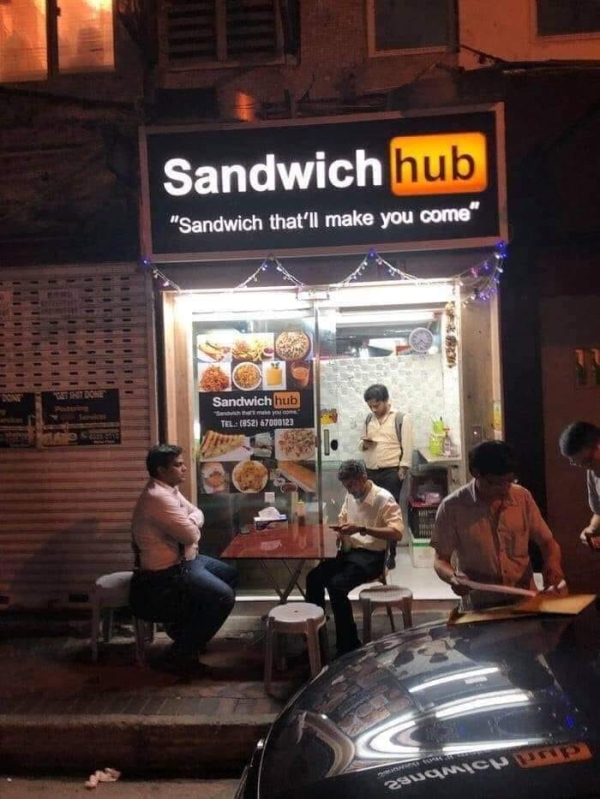 sandwich hub - Sandwich hub "Sandwich that'll make you come Giferent Sandwich hub Banyo Tel COS21 67009123 28UQNIC