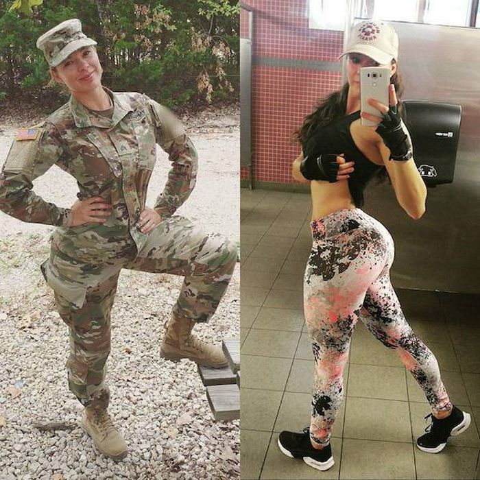 sexy military women