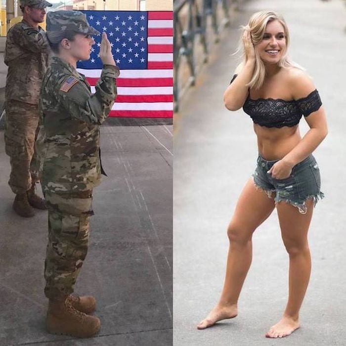 women in and out of uniform - ii