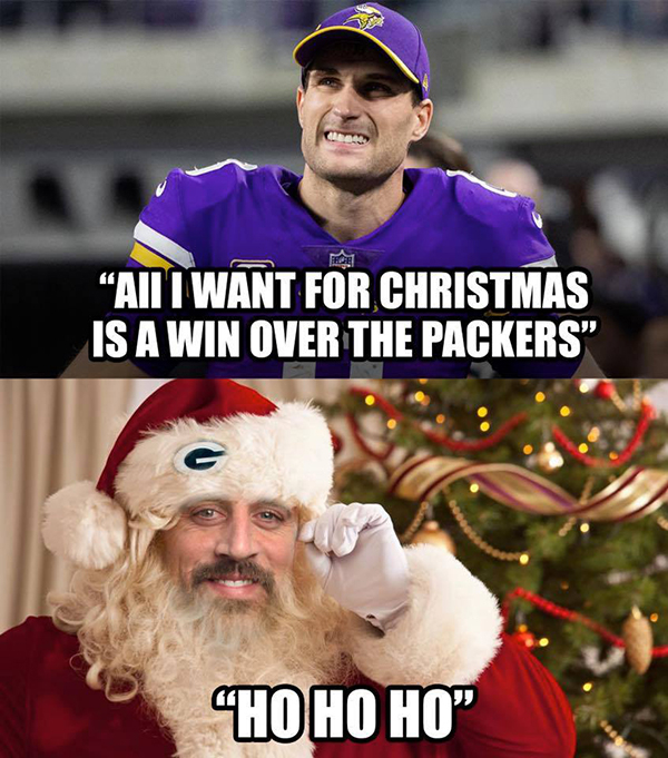 santa claus - Ant Want For Christmas Is A Win Over The Packers "