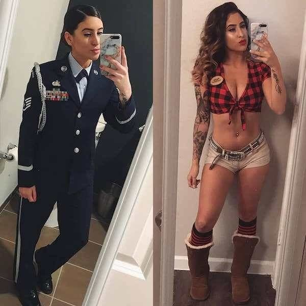 sexy girls in uniform