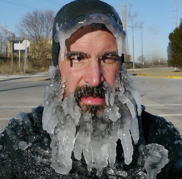 frozen beard