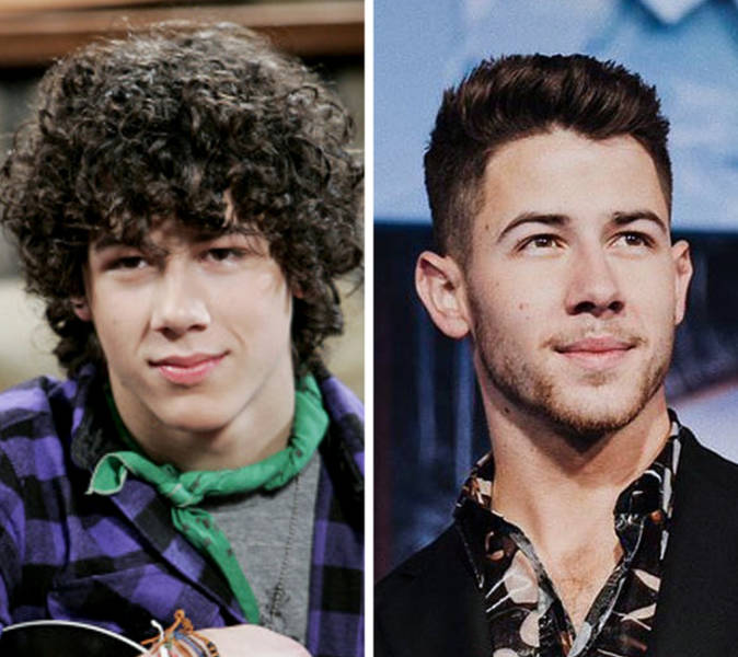 nick jonas then and now