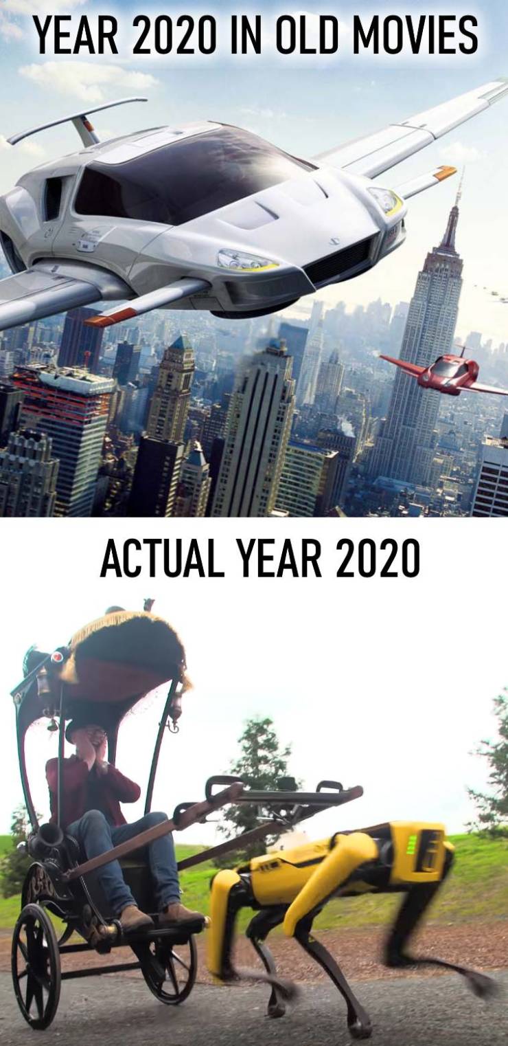 flying car wing - Year 2020 In Old Movies Actual Year 2020