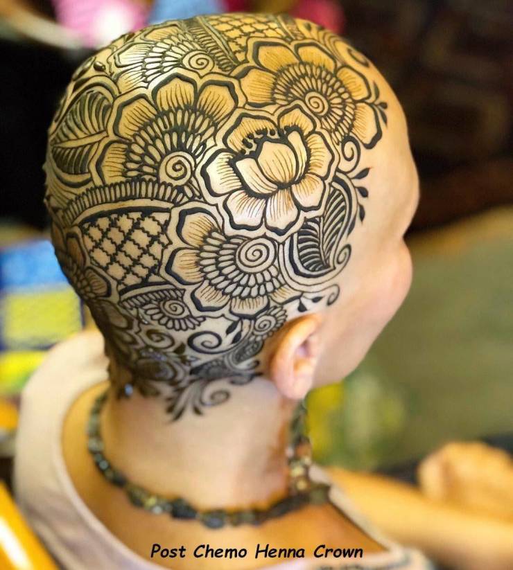 henna crowns - Post Chemo Henna Crown