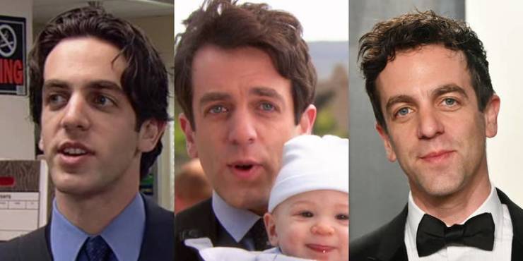 B.J. Novak as Ryan Howard First episode (2005): "Pilot" (Season 1, Episode 1)

Last episode (2013): "Finale" (Season 9, Episode 22)

What he's up to now (2020): Since The Office, B.J. has had cameos in shows like Community, The Mindy Project, and Crazy Ex-Girlfriend. He published two books, One More Thing and The Book With No Pictures, and has signed a book deal to co-write a book with his pal and former co-star Mindy Kaling. He also wrote a horror movie called Vengeance, which he'll also direct and star in.