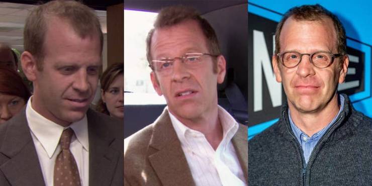 And finally, Paul Lieberstein as Toby Flenderson 

First episode (2005): "Diversity Day" (Season 1, Episode 2)

Last episode (2013): "Finale" (Season 9, Episode 22)

What he's up to now (2020): After The Office, Paul became the showrunner for the Fox series Ghosted. He also wrote and directed his first feature film called Song of Back and Neck, which was included in the Tribeca Film Festival.