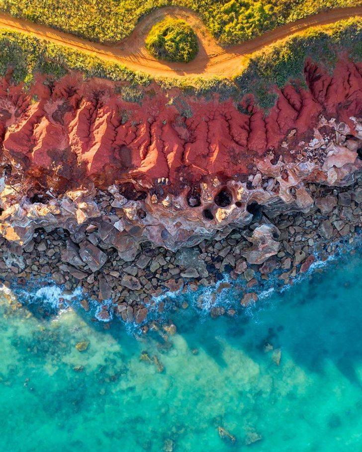 “Mother Nature’s color palette is incredible. This is in Broome, Western Australia.”