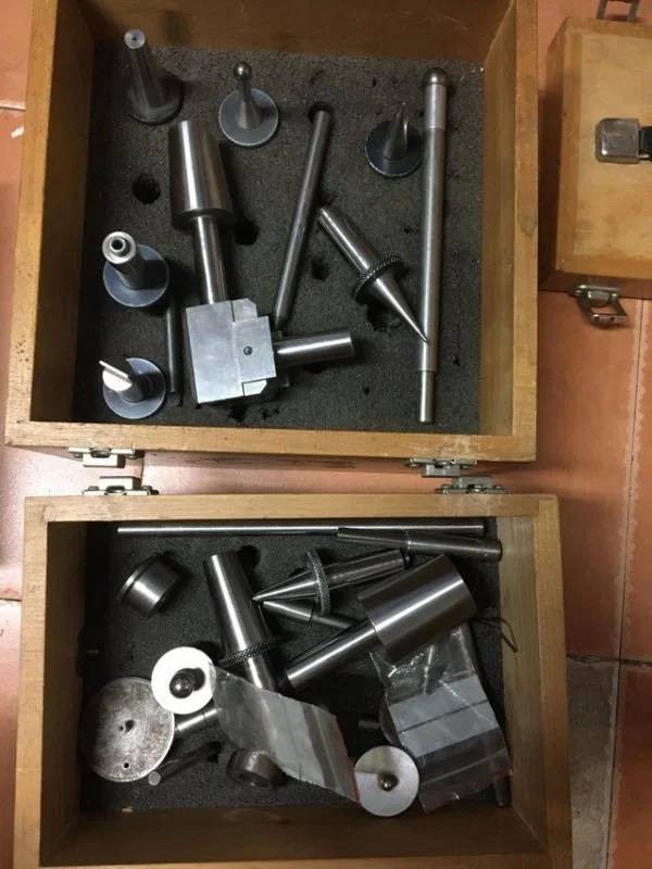 I found these boxes at the pawn shop, they look like some sort of attachments for a machine, any ideas?Mandrills and taps, mostly likely from tool and die or fabrication shop