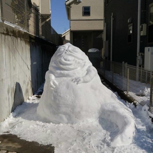 japan snowman