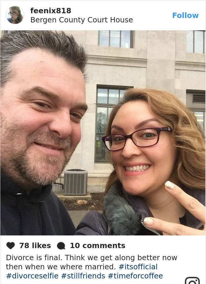 22 Times Couples Took Divorce Selfies