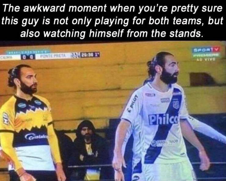 arizona - The awkward moment when you're pretty sure this guy is not only playing for both teams, but also watching himself from the stands. Sportv 00 Ponte Preta Ao Vivo pilo Te Philco