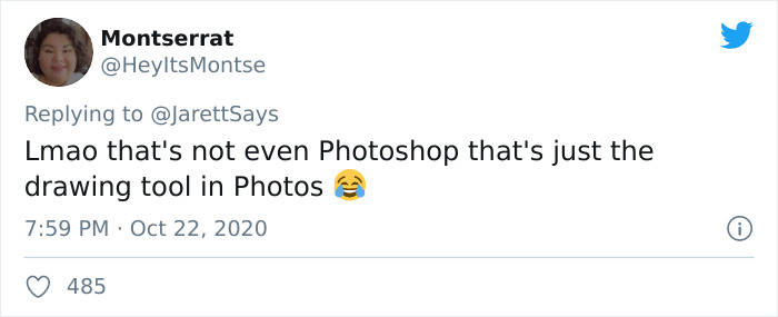 Montserrat Lmao that's not even Photoshop that's just the drawing tool in Photos 0 485