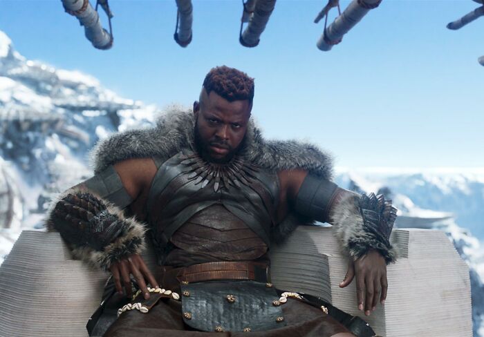 In Black Panther, when he falls into the water, he gets pulled out by a fisherman from the northern tribe, later on the movie, the leader of the tribe says that they are all vegetarians. They are also completely isolated, and don't trade. Why do they have a fisherman?