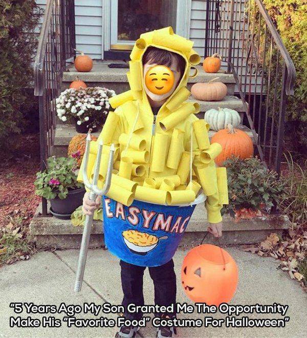 mascot - Lasymac 5 Years Ago My Son Granted Me The Opportunity Make His Favorite Food" Costume For Halloween