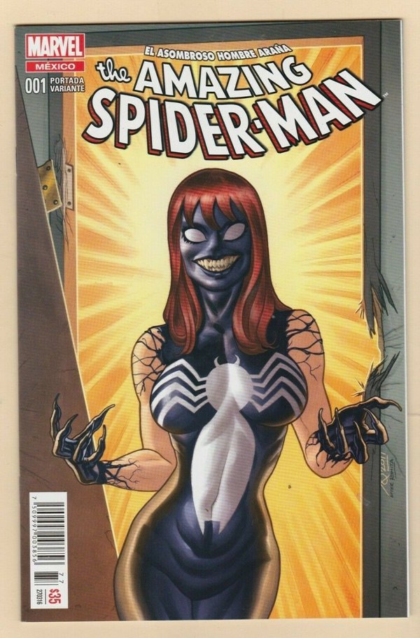 #8. Amazing Spider-Man #678 (2012)
Collecting female Spider-Man variant covers is a trend in comic books. MJ as Venom? That’s gold right there.

Record sale: $3,700
Minimum value: $350